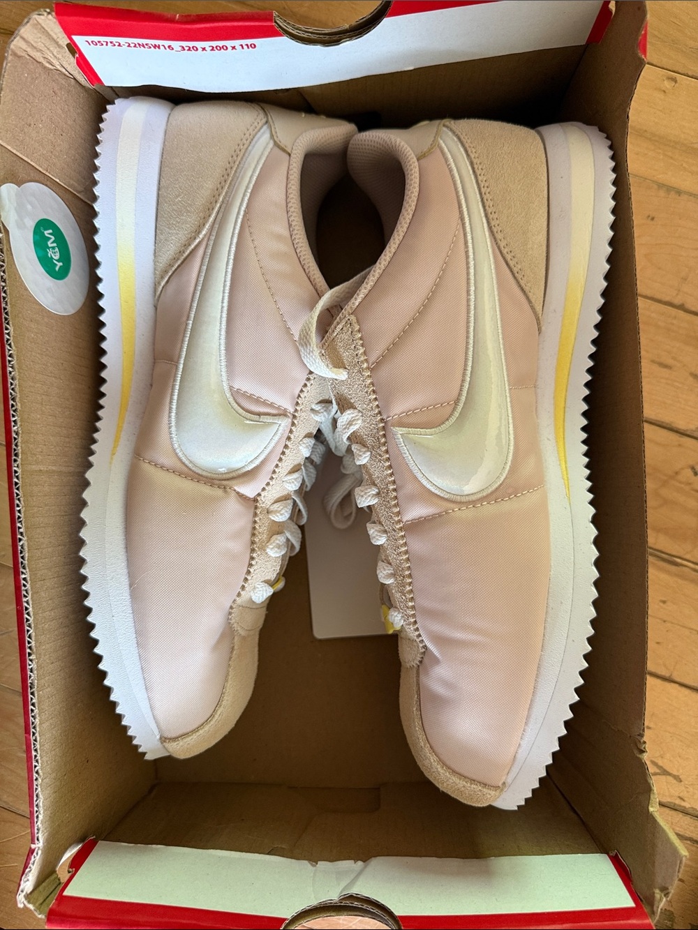 Nike Women's Pale Pink Retro Runner Sneakers